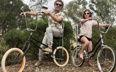 Two wheels groovy, two daughters tell their dad